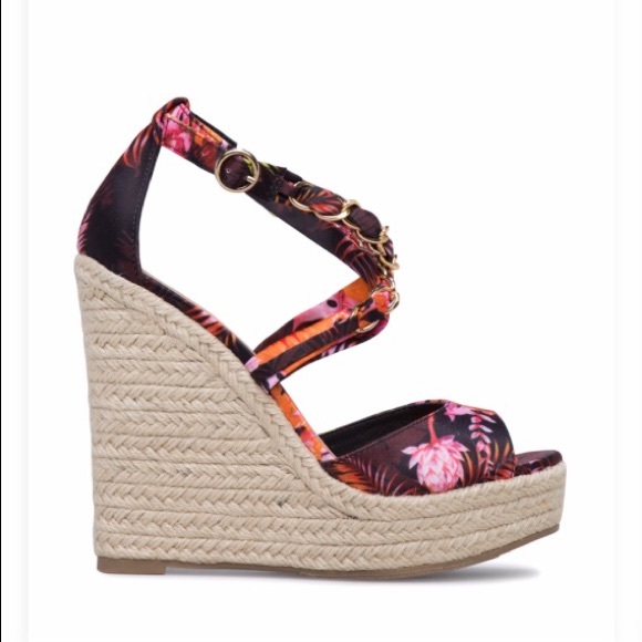 BANDY EMBELLISHED ESPADRILLE WEDGE - Picture 1 of 4